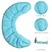 Coolrunner Ice Skate Blade Covers, Sports Blade Cover Skate Blade Protector for Hockey Skates, Figure Skates and Ice Skates, Black (Blue, Large)