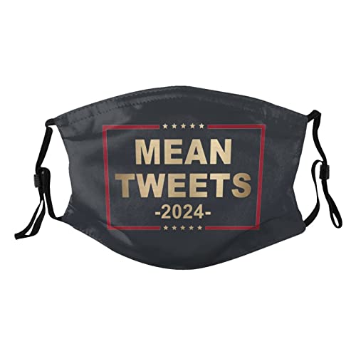 Mean Tweets 2024 Mask Protect Respiratory System Breathe with Peace of Mind Black