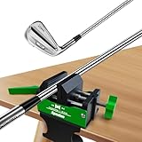 Golf Shaft Clamp Vise Tool for Regripping and Repair, Rubber Holder for Irons, Drivers, Putters, Clubmaking Accessories