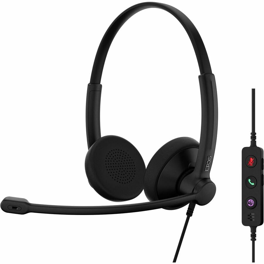 Amazon.com: Stereo Wired Headset, Teams Certified : Electronics