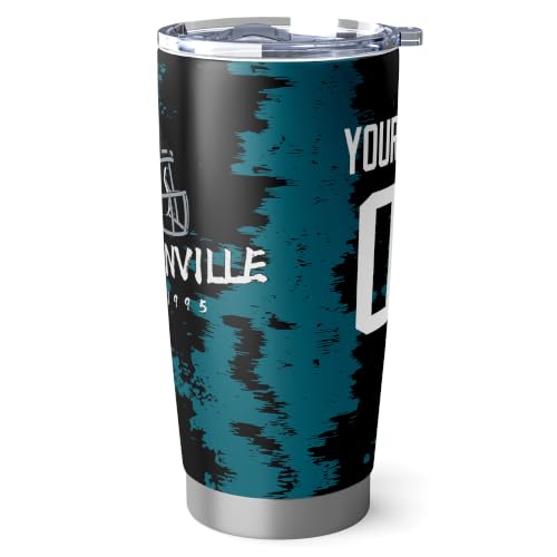 Image of ANTKING Jacksonville Tumbler 20oz Travel Mug Custom Number Name Gifts