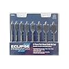 Eclipse Professional Tools FWDB8PS Set di punte da trapano piatte per legno, 8 pezzi