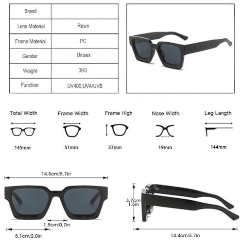 Lunettes de soleil vintage de haute qualité au design punk affirmé - 6