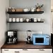 Kaboon 36x24 inches Tabletop, Solid One-Piece Desktop for Sit Stand Desk, Double Desks, L Desk DIY,Wood Countertop Home or Commercial Use,1 inch Thick, Dark Walnut