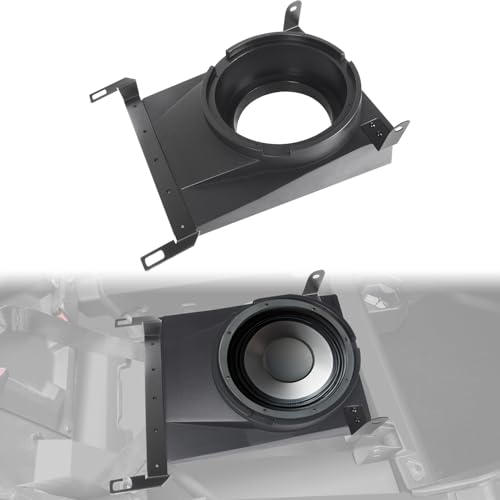 CUSAUTV 10" Under Seat Speaker Pod Panel for Maverick R, Front Underseat Speaker Enclosures Boxes Pods Mount Compatible with Can Am Maverick R MAX X RS 2024+ Accessories by CUSAUTV - Used condition - US$91.13