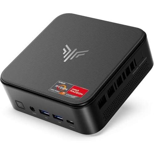 KAMRUI Mini PC, E3B 16GB RAM 512GB SSD Mini Gaming Computers AMD Ryzen 5 7430U Micro Desktop Computer (Max 4.3GHz,6C/12T, Beat 5650U), Small PC Support WiFi 6, BT5.2, Triple Display for Offi