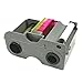 Price comparison product image HID 45100 - YMCKO - HID Fargo DTC4250e& DTC4000 YMCKO Full Color Ribbon Cartridge with Resin Black and Clear Overlay Panel - 250 Images