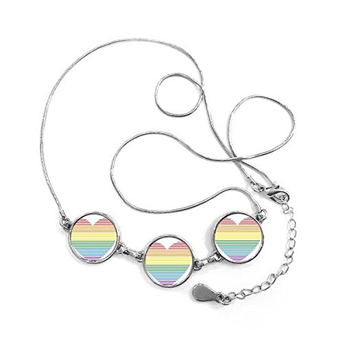 Collier LGBT pendentif arc-en-ciel le cadeau de fierté parfait pour anniversaire et pride