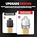 917-190 Upgrade Aluminum Engine Oil Filter Housing Cap with Oil Filter Compatible with Dodge 200 300 Jeep Wrangler Chrysler Challenger Ram 1500 ProMaster 3.6L OE# 68191350AA, 68191349AA, ‎68191349AC