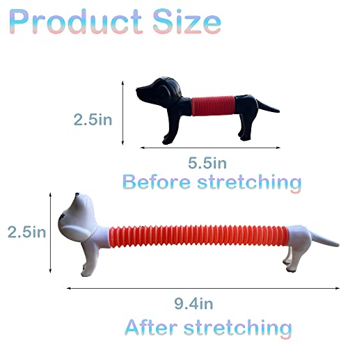 Lpvoqpth 8Pack New Pop Tubes, Sensory Fidget Toys, Toddler Toys Fidget Tubes For Stress And Anxiety Relief School Rewards Party Favors For Kids 4-8 #TOP2
