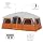 CORE Carpa para Camping Familiar 12 Personas, Grande, Multi Habitaciones, Diseño en Cabaña, Impermeable, Naranja oscuro miniatura 4