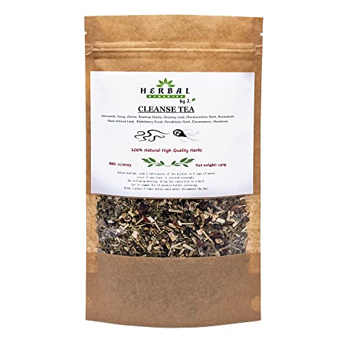 Detox Tea Weight Loss Cleanse Candida Tea Loose Herbal Mix Colon Cleansing Healthy Gut - Herbal Remedies by J. - Candida Relief - Pure Antifungal Herbs
