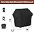 QuliMetal 7138 Premium Grill Cover for Weber Spirit 200 and Spirit II 200 Series Gas Grills with Grill Warming Rack for Weber Spirit 200 Series (2 Burners) Spirit E210 S210 E220 S220 Gas Grills with U