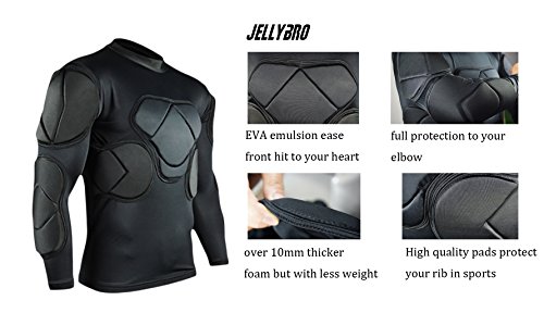 image for Jellybro Men's Padded Football Protective Gear Set Training Suit for S