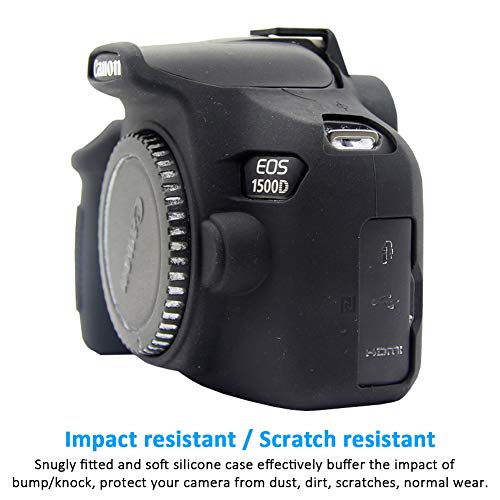 Funda para cámara Easy Hood para Canon EOS Rebel T5/T6/T7 negra miniatura 3