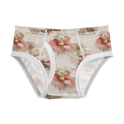 visesunny Boys Potty Training Underwear Cute Sheep Blanket Breathe Cotton Briefs Size 2T-8Y for Toddler