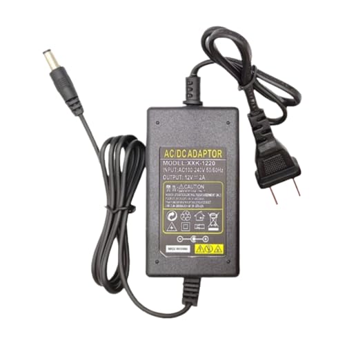 Adaptateur secteur 12V 2A 24W résout les pannes d'alimentation avec voyant LED