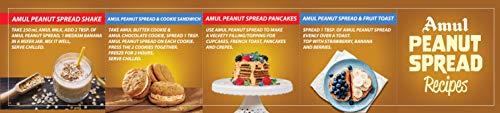 Amul-Peanut-Spread-Crunchy-300gm-Pack-of-3 Amul Peanut Spread 'Crunchy' – High Protein Peanut Butter from Amul | 300 gm | Pack of 3 | No Preservatives