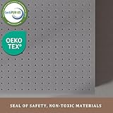 Sleepmax Extra Firm Mattress Topper Queen Size 2 Inch - Extra Hard Memory Foam Bed Topper Pressure Relief - Cooling High-Density Foam Mattress Pad - No Odor, CertiPUR-US Certified, Back Side Sleepers