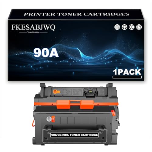 Cartouche toner 90A CE390A noire compatible avec imprimante HP LaserJet M4555 et M601
