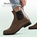 Imagen de DREAM PAIRS Botas de Agua Mujer Chelsea Zapatos de Lluvia Impermeable Wellington Botines de Goma de Moda Flexible y Antideslizante