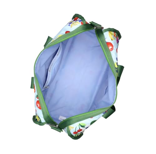 LeSportsac Fresh Fruit Deluxe Medium Weekender Crossbody Bag, Style 4318/Color E840, Whimsical Sunkissed Artfully Arranged Fruit, Vibrant Juicy Oranges, Lemons & Limes, Sweet Cherries & Berries4