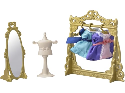 Sylvanian Family 6013 : Le dressing de mode et les tenues de soirée Epoch d'enfance - vue 6