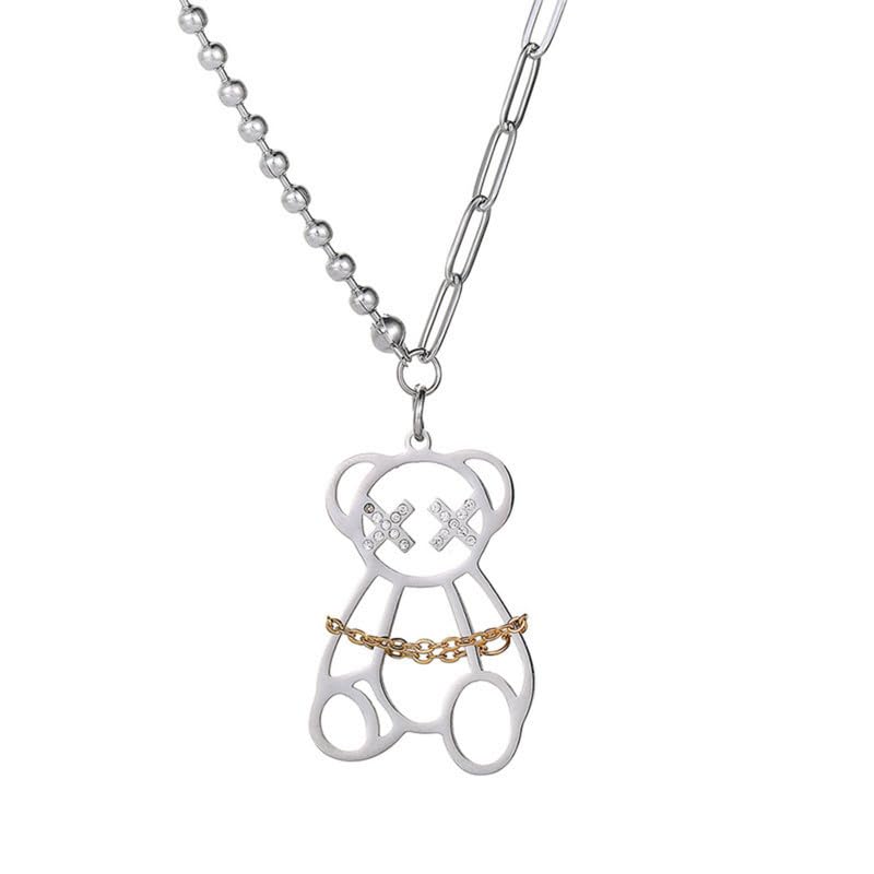 Salty Alpha Zombified Ted Neck Chain for Men & Boys | Stainless Steel | Long Necklace | Pendant | Locket | Fancy & Stylish | Birthday Gift | Aesthetic Jewellery | Accessories for Everyday Wear (B0CZJLGBRR) Amazon Price History, Amazon Price Tracker