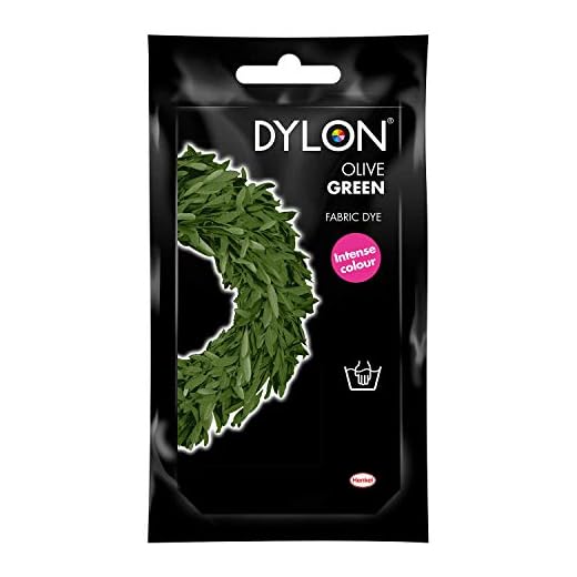 Dylon Hand Dye Sachet (NVI) 34 Olive Green Fast Postage