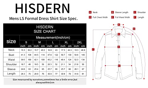 Hisdern Green Dress Shirts For Men Casual Army Green Button Down Shirt Stretch Fashion Formal Striped Collar Untuck Shirt Wrinkle Free Business Shirt #TOP5