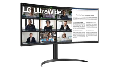 LG 34WR55QK-B.AHK 34 UltraWide QHD Curved monitor with USB Type-C