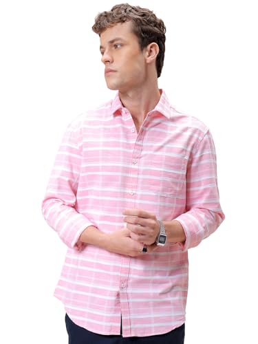 Image of The Indian Garage Co Men Slim Fit Checkered Full Sleeves Cutaway Collar Casual Shirt