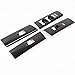 Voodonala for Toyota 4Runner Window Lift Switch Decoration Trim fit Toyota 4Runner SUV 2010-2023 NOT Fit Right Hand Drive(Carbon Fiber Grain,4Pcs/Set,ABS)