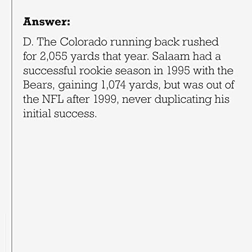 image for Workman Publishing Company Year of Football Trivia! Page-A-Day Calenda