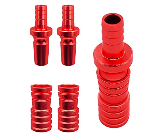 Shisha King® Schlauchadapter Schlauchanschluss Erweiterung Set inkl. Kugel Universal Alu mit Schliff | Wasserpfeife…