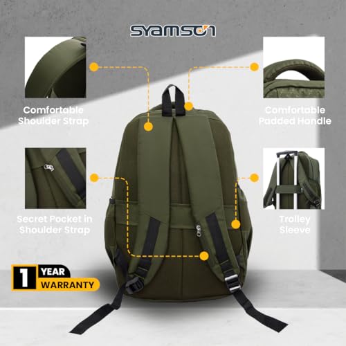 Image of Premium Backpack for Men & Women | Anti-Theft Design | Light-Weight | 15.6 inch Laptop | Water-Repellant | Spacious Pockets | For Office, Travel, Business, & Daily Use (30 L)
