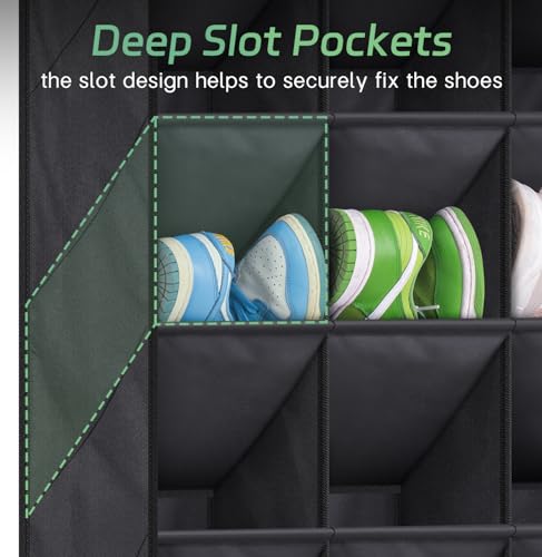 Aooda AD-081-HS 24 Pairs Over The Door Shoe Organizer thumb #2