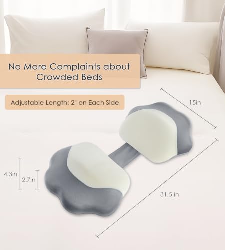Image of DONAMA Memory Foam Pregnancy Pillow Maternity Wedge Pillow for Side Sleeper