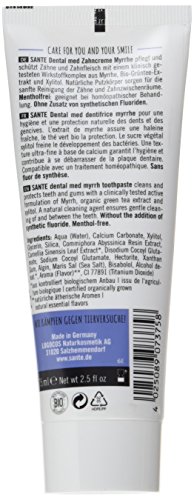 Zahnpasta ohne Fluorid von Sante Naturkosmetik – Dental med Zahncreme