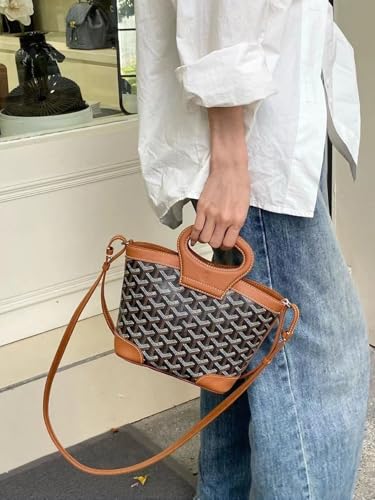 Bolso cruzado de cuero genuino para mujer HIONRE miniatura 4