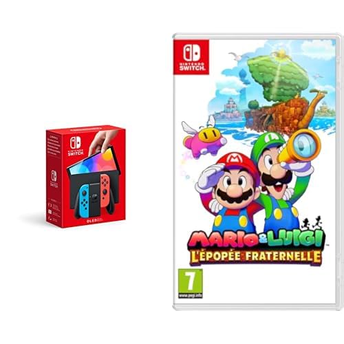 Nintendo Console Switch (Modèle OLED) & Mario & Luigi : L'épopée fraternelle