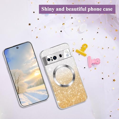 Coque Google Pixel 8 Pro transparente silicone aimantée avec protection caméra