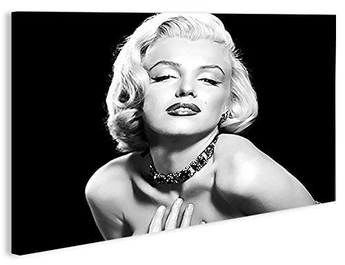 islandburner Marilyn Monroe V6 1pcm Cuadro sobre Lienzo Cuadros Modernos y listos para Colgar. Cuadro Impresión fotográfica artística Obra de Arte