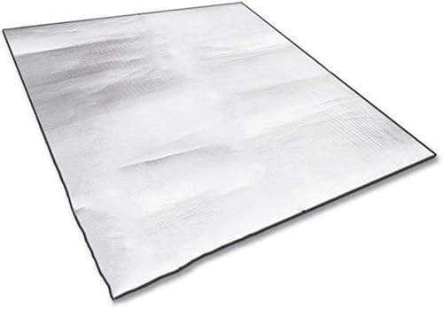 YYET - Tapete de espuma para camping, almohadilla de espuma aislante, colchoneta térmica para tienda de campaña, colchoneta de colchón impermeable, alfombrilla de aluminio que refleja el calor (78.77