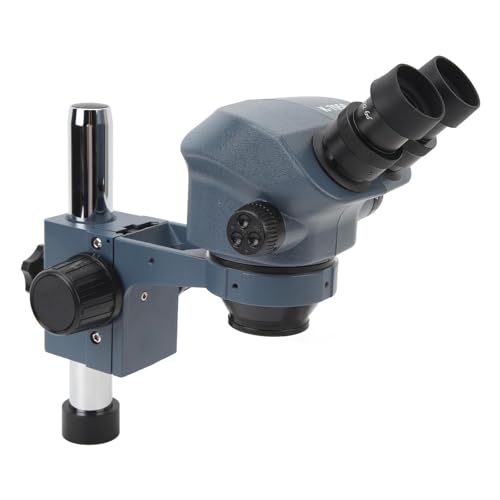 Labor-Trinokularmikroskop, Klare Bilder, Okular WF10x22, Mehrzweck-Trinokular-Stereomikroskop, 0,7–5-facher Zoom, Objektiv Inspektion