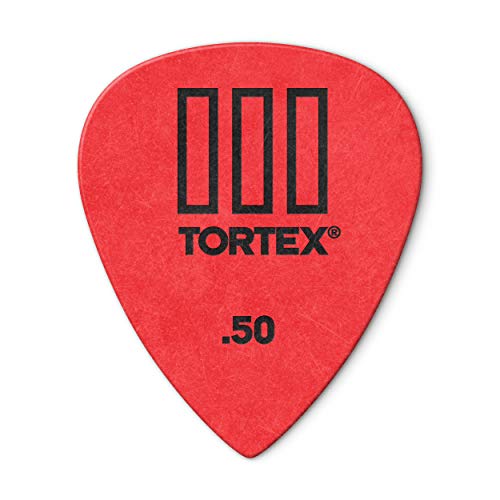 JIM DUNLOP 462P.50 TIII, rojo, 0.50 mm, paquete de 12/jugador