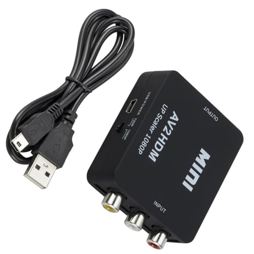 HDTV ���� 3RCA �R���o�[�^�X�C�b�`���[�r�f�I�P�[�u�� 3RCA �R���|�W�b�g�ڑ��p�p�ɂȃv���O�A���h�v���C��������� HDTV �R���o�[�^