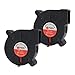 #N/A 2 pièces Durable 50mm Ventilateur Ventilateur 5015 Double Roulement À Billes 50x15mm Turbine Turbo Brushless pour Ender-3 3D Imprimante DIY-Haute