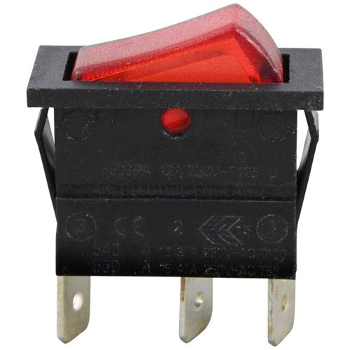 Exact FIT for APW 1305610 Lighted RED Switch - Replacement Part BY MAVRIK