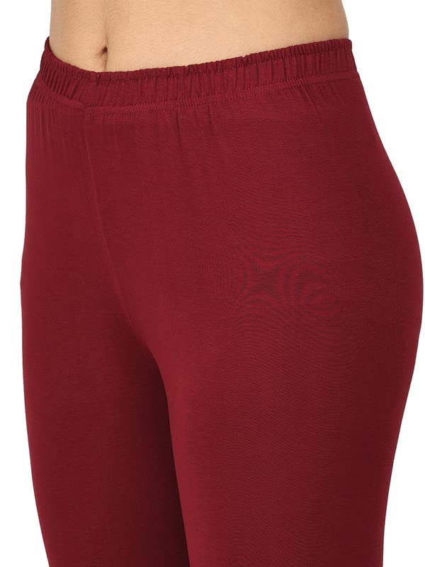 Image of Robinbosky Premium Stretchable Cotton Capri Legging for Women | Suitable for Formal wear & Casual wear | High-End Elastic Makes. The Leggings Squat Proof and Durable for Travel, Yoga, & Workout.